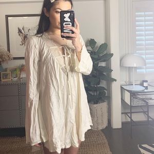 for love and lemons ivory tunic/dress